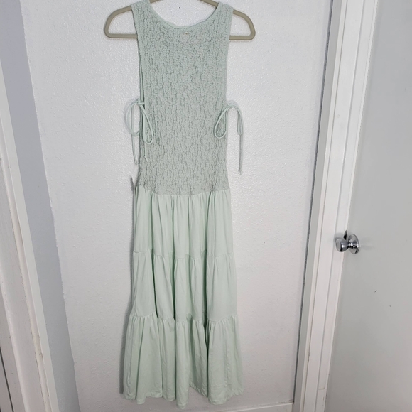 NEW Free People Sterling Maxi Dress in Size XS In Soft Flower Blue - Picture 5 of 10